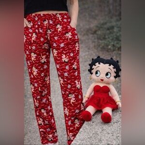 Betty Boop pajama pants kids medium size vintage
